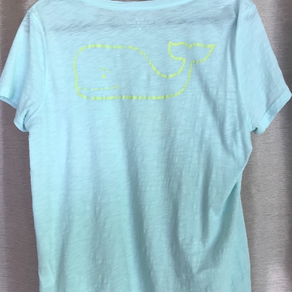 Short sleeve pink and blue vineyard vine tee - Picture 2 of 8